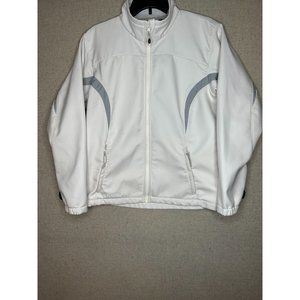 Columbia Womens  Interchange Softshell Jacket Lined Zip Front Pockets Ski Size L